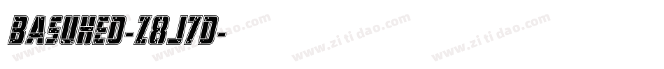 Basuhed-z8J7D字体转换