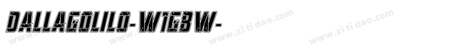 Dallagolilo-w1GBw字体转换