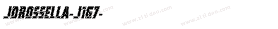 Jdrossella-j1G7字体转换