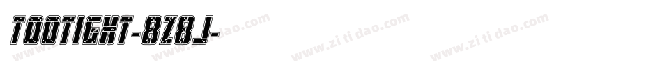 Tootight-8z8J字体转换