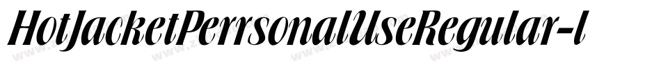 HotJacketPerrsonalUseRegular-lgdlZ字体转换