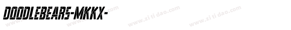 Doodlebears-mKKx字体转换
