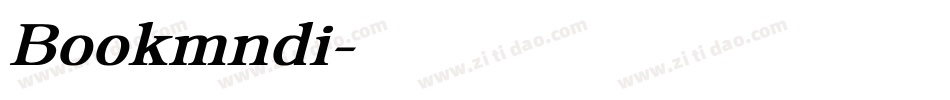 Bookmndi字体转换
