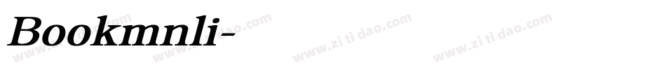 Bookmnli字体转换
