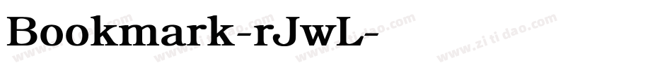 Bookmark-rJwL字体转换
