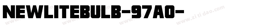 NewLitebulb-97a0字体转换