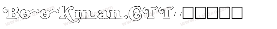 BookmanCTT字体转换