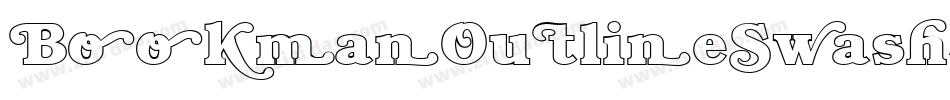 BookmanOutlineSwash字体转换