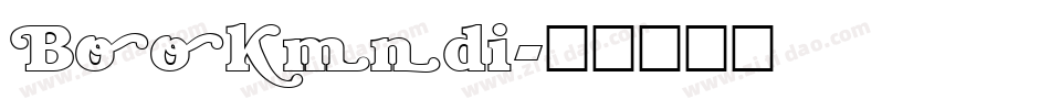 Bookmndi字体转换