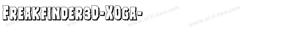 Freakfinder3D-XOga字体转换