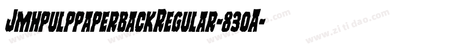 JmhpulppaperbackRegular-83oA字体转换