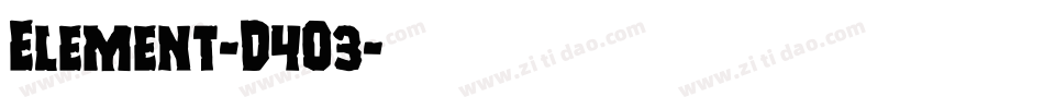 Element-D4O3字体转换