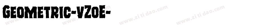 Geometric-vZ0E字体转换