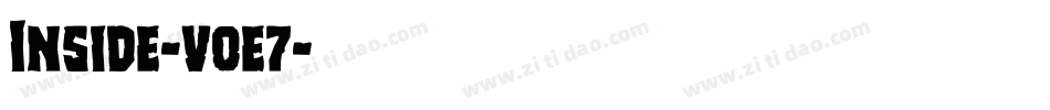 Inside-v0e7字体转换