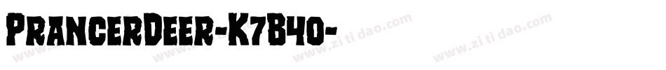 PrancerDeer-K7B4o字体转换