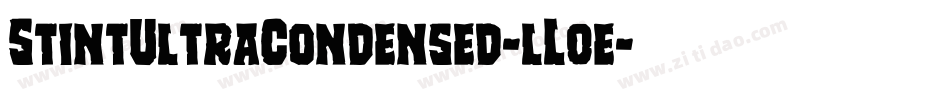 StintUltraCondensed-lL0e字体转换