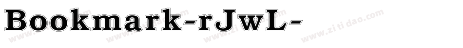 Bookmark-rJwL字体转换