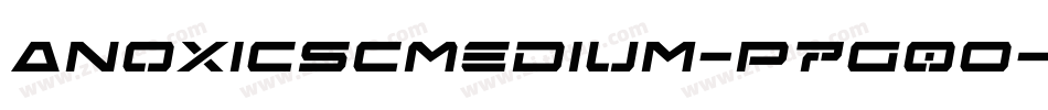 AnoxicScMedium-p7g0O字体转换 AnoxicScMedium-p7g0O字体转换