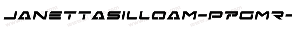JanettaSilloam-p7gMr字体转换