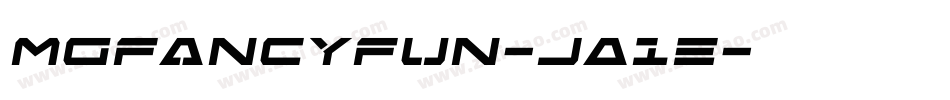 Mgfancyfun-JA1E字体转换
