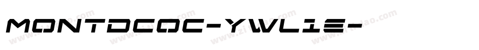 Montdcoc-ywL1e字体转换