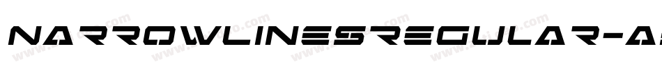 NarrowLinesRegular-aE1E字体转换