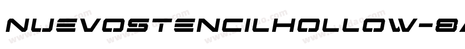 NuevostencilHollow-8A7g字体转换