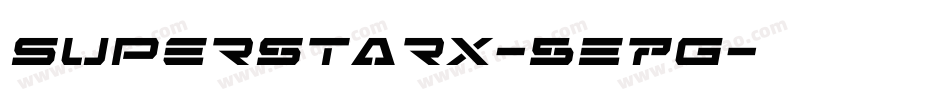 SuperstarX-5E7G字体转换 SuperstarX-5E7G字体转换