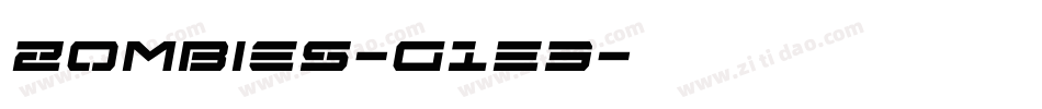 Zombies-g1E3字体转换