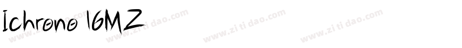 Ichrono-l6MZ字体转换