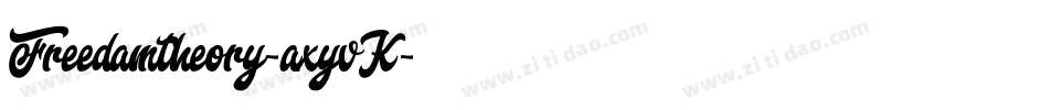 Freedamtheory-axyvK字体转换