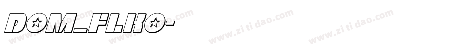 Dom_flko字体转换