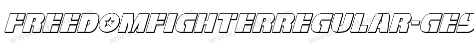 FreedomFighterRegular-GE9G字体转换 FreedomFighterRegular-GE9G字体转换