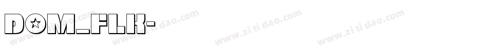 Dom_flk字体转换