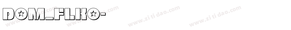 Dom_flko字体转换