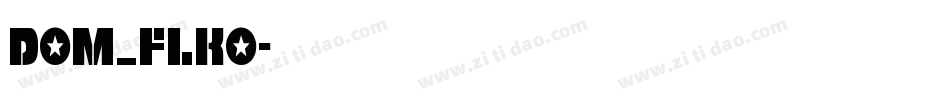Dom_flko字体转换