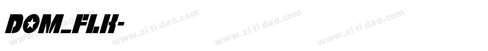 Dom_flk字体转换