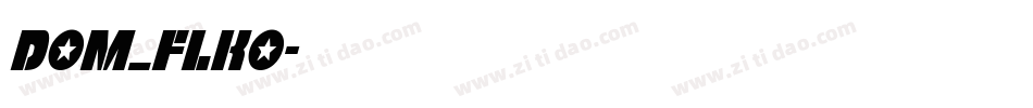 Dom_flko字体转换