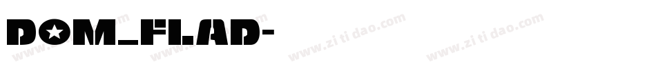 Dom_flad字体转换