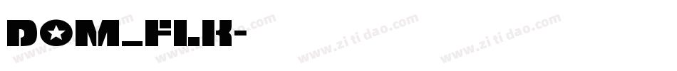 Dom_flk字体转换