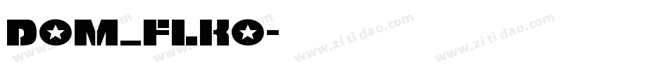 Dom_flko字体转换