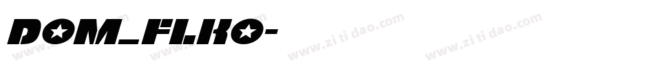 Dom_flko字体转换
