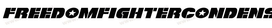 FreedomFighterCondensedItalic-9w4K字体转换