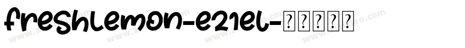 FreshLemon-eZ1el字体转换