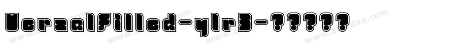 VersalFilled-y1r3字体转换