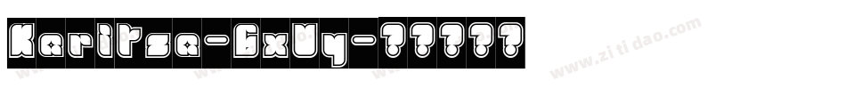Karitza-GxVy字体转换