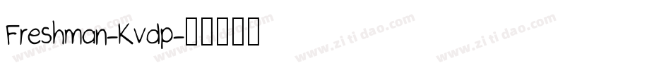Freshman-Kvdp字体转换