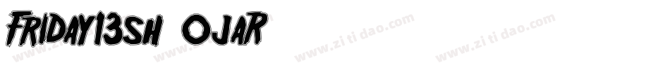 Friday13sh-0jaR字体转换