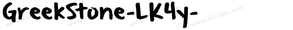 GreekStone-LK4y字体转换