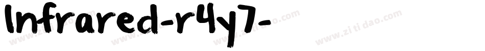 Infrared-r4y7字体转换